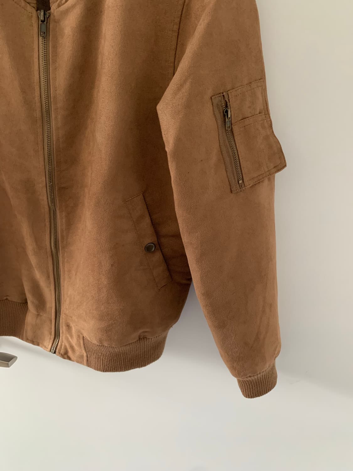 브라운 스웨이드 점퍼 상품이미지3