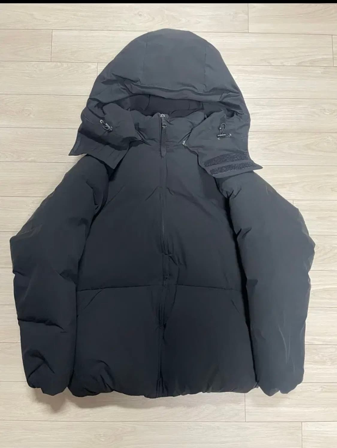 그라프페이퍼 잔터 콜라보 패딩 2사이즈 블랙 상품이미지2