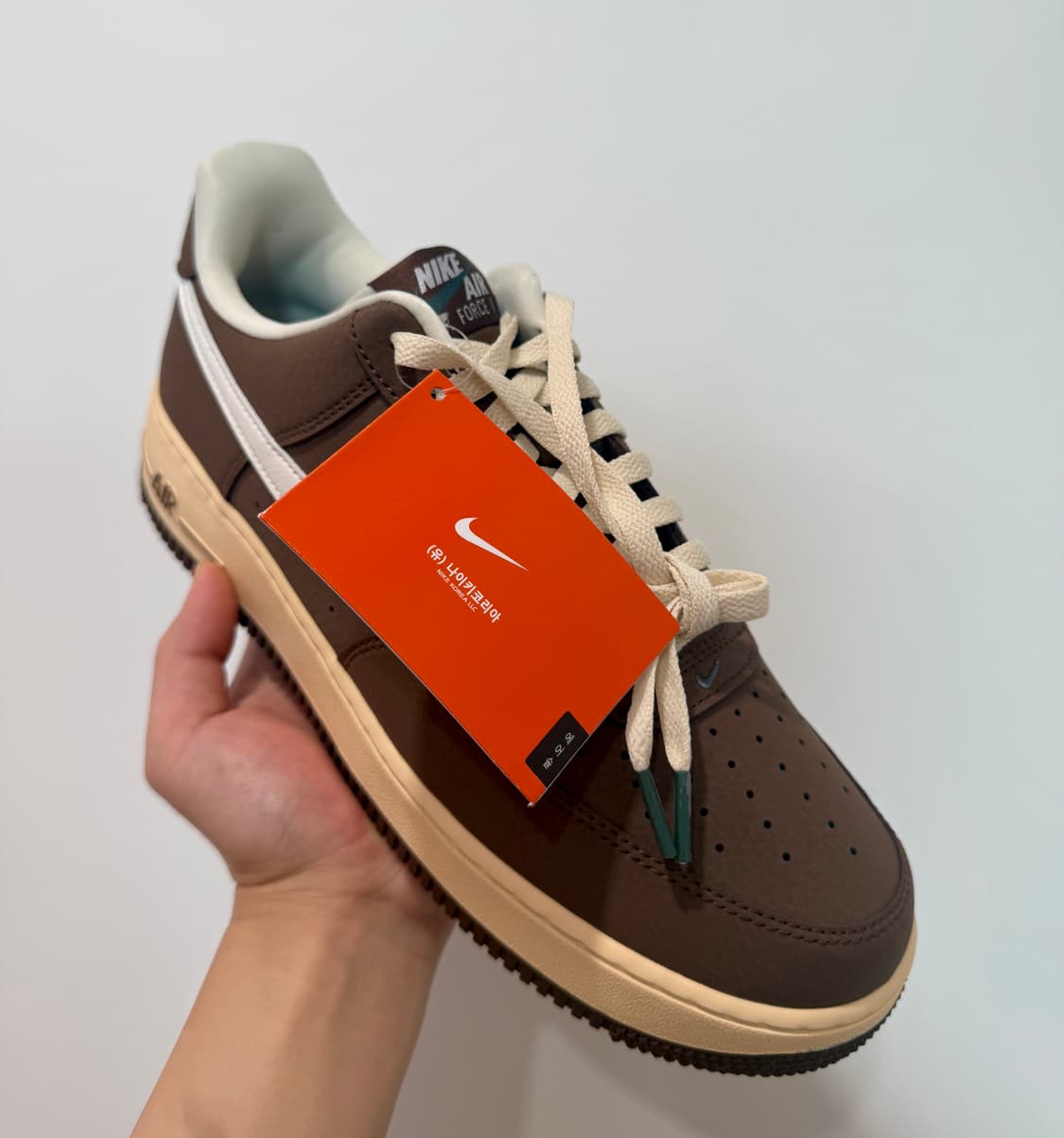 (270/US9)(새상품)나이키 에어포스1 카카오 와우 코코넛 카카오포스 상품이미지2