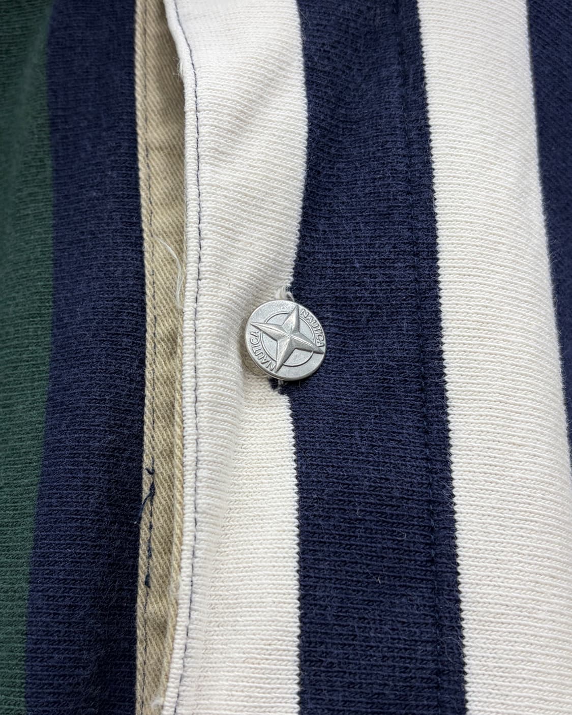 노티카 90s 컬러블럭 럭비 폴로 셔츠 상품이미지3