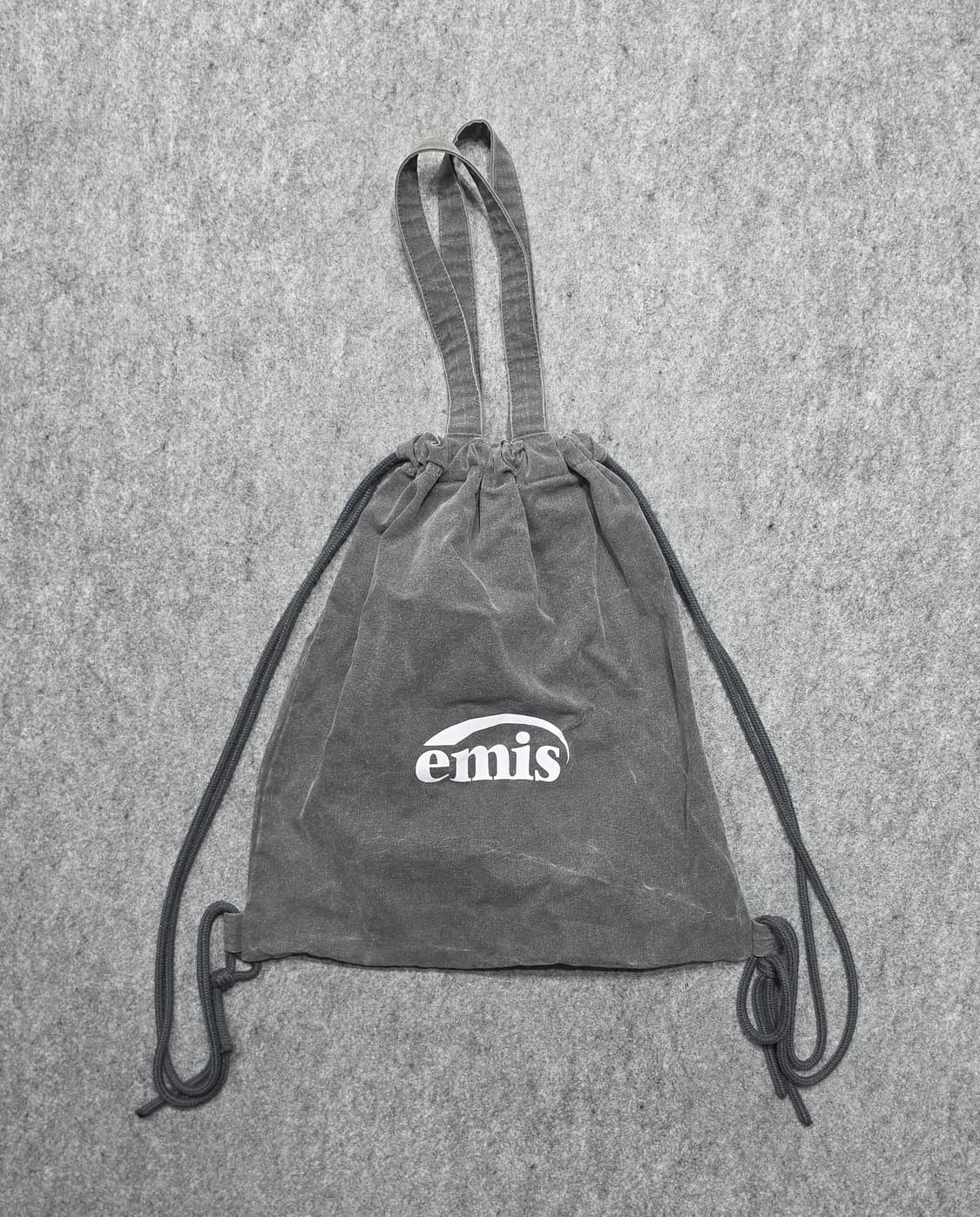 이미스 emis 피그먼트 투웨이 스트링 백팩 가방 상품이미지1