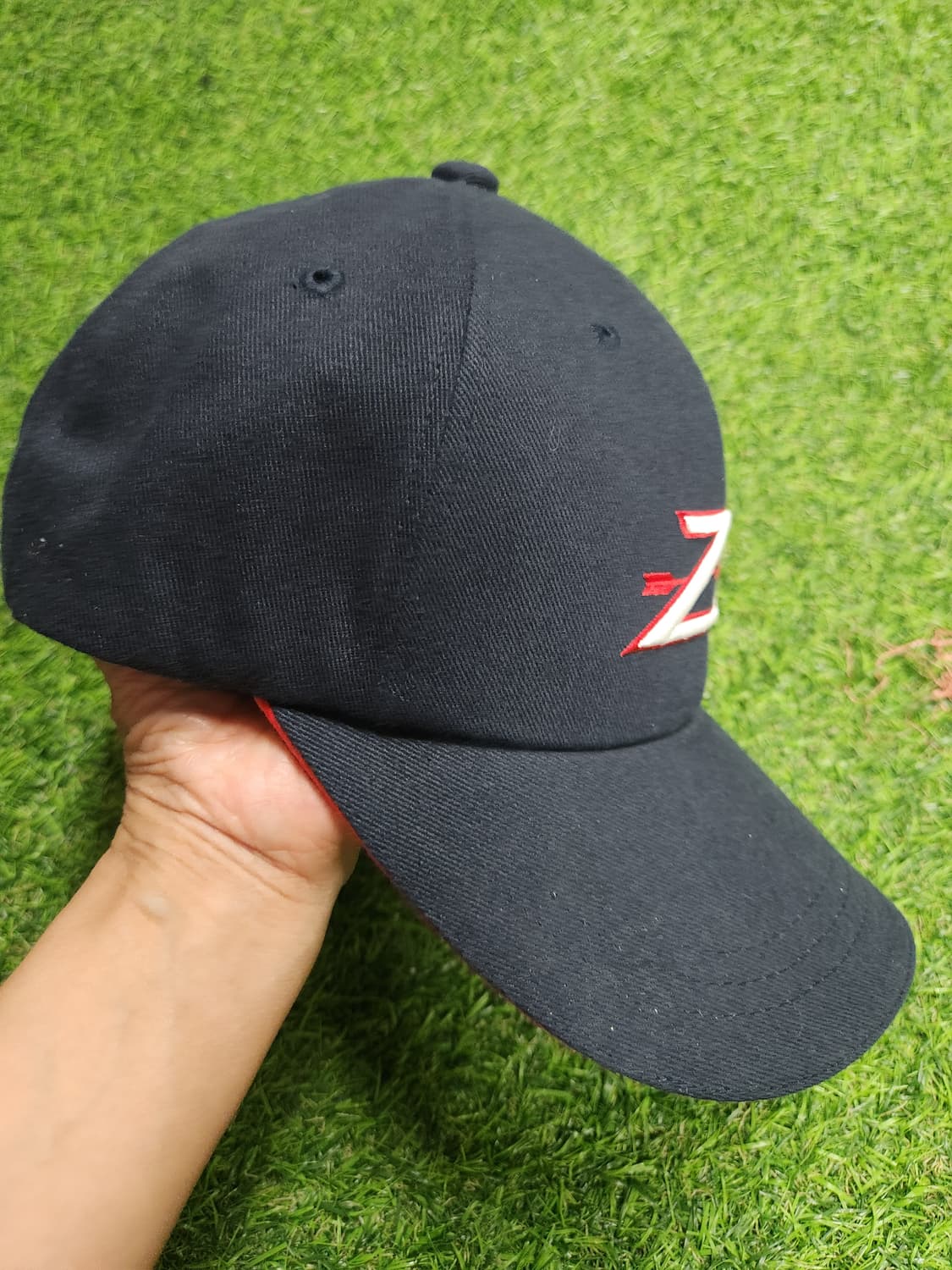 Z-ONE 프리미엄 골프캡 ⛳ 네이비 레드 스포티 무드
 상품이미지2