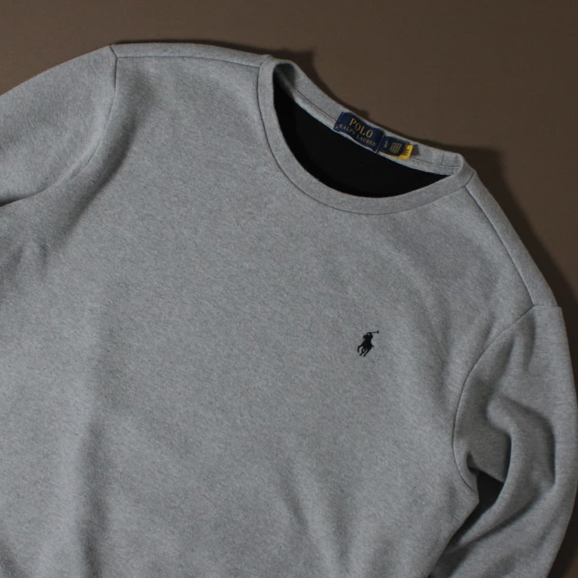 Polo 폴로 랄프로렌 신형 기모 그레이 맨투맨 (QR인증) 상품이미지4