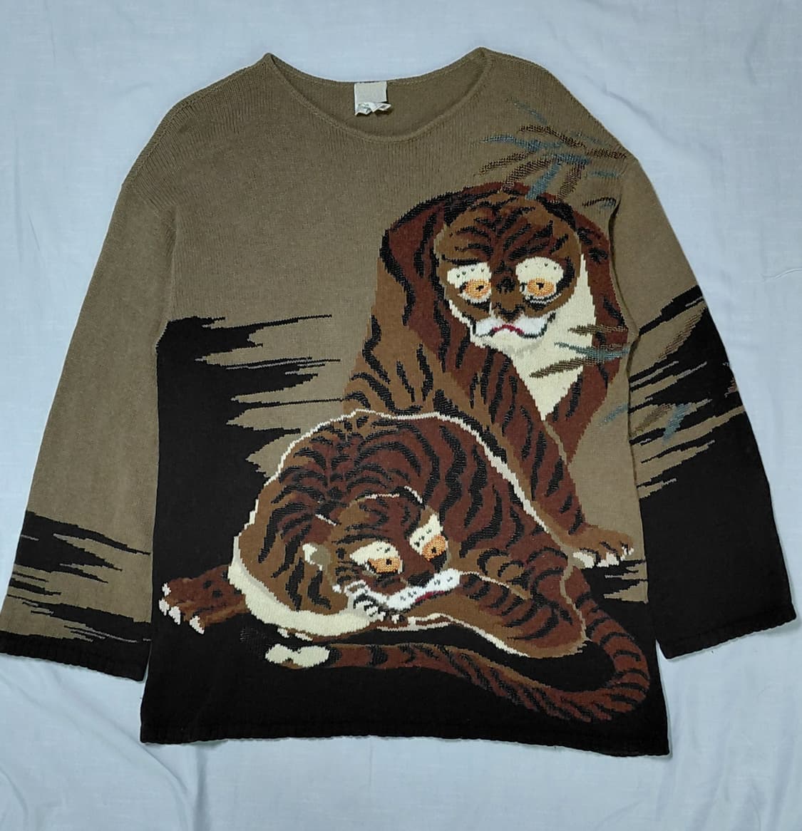 [희귀/이태리제] 빈티지 Krizia Maglia 호랑이 아카이브 니트 상품이미지1