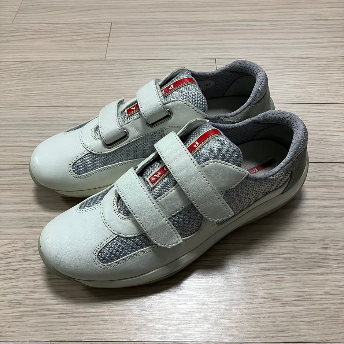 [Prada] 프라다 스포츠 아메리카컵 벨크로 스니커즈 38.5 상품이미지1