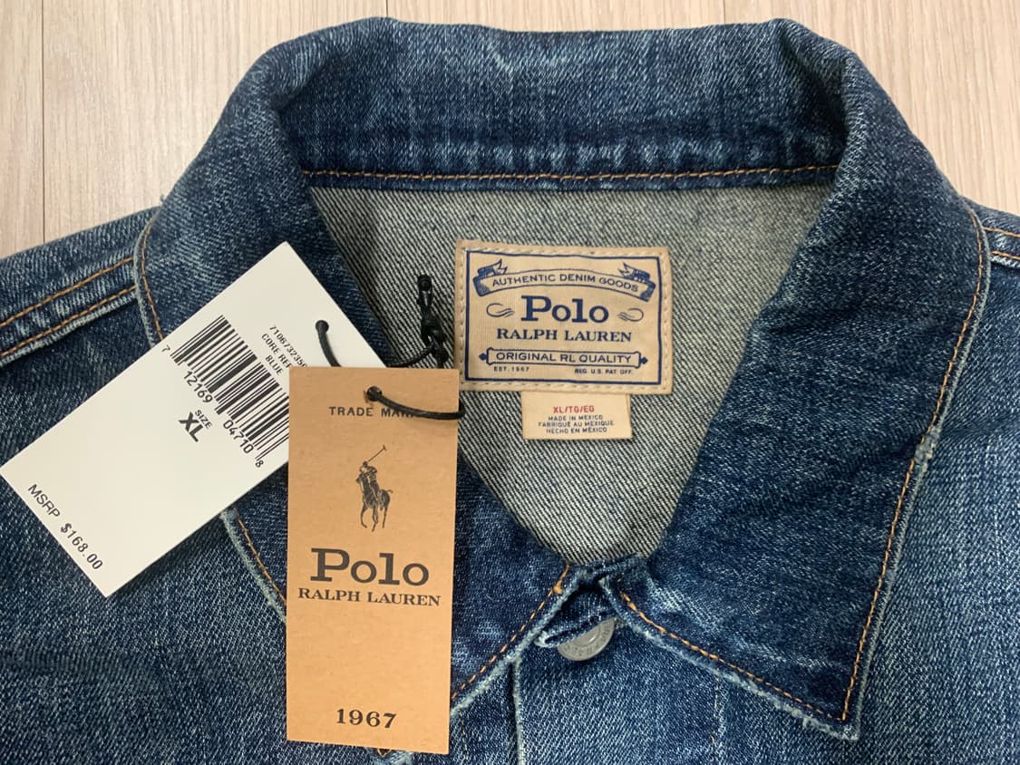 폴로 랄프로렌 페이디드 데님 트러커 자켓 상품이미지8