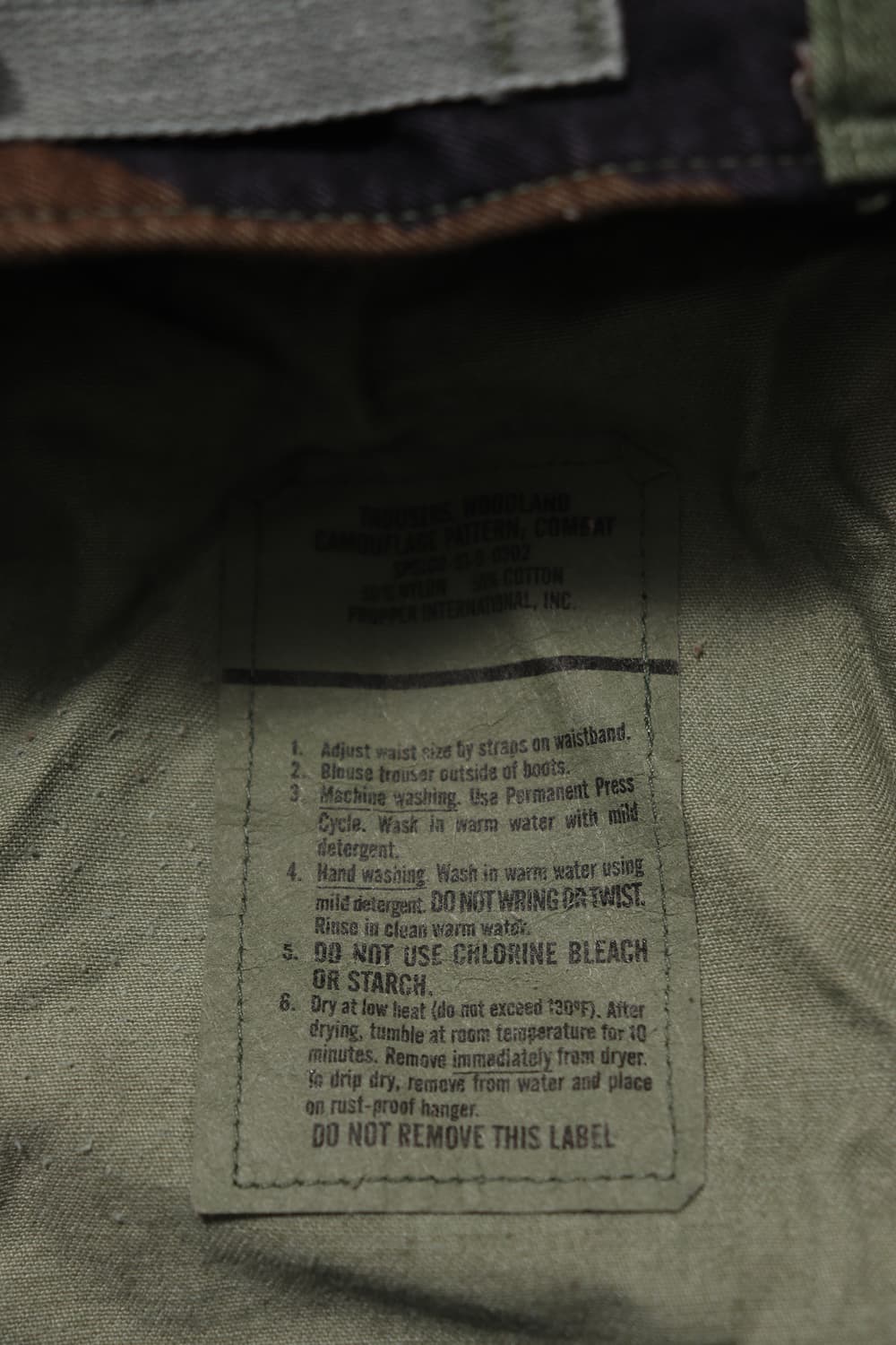 USA ARMY BDU 우드랜드 팬츠 size SR 상품이미지6