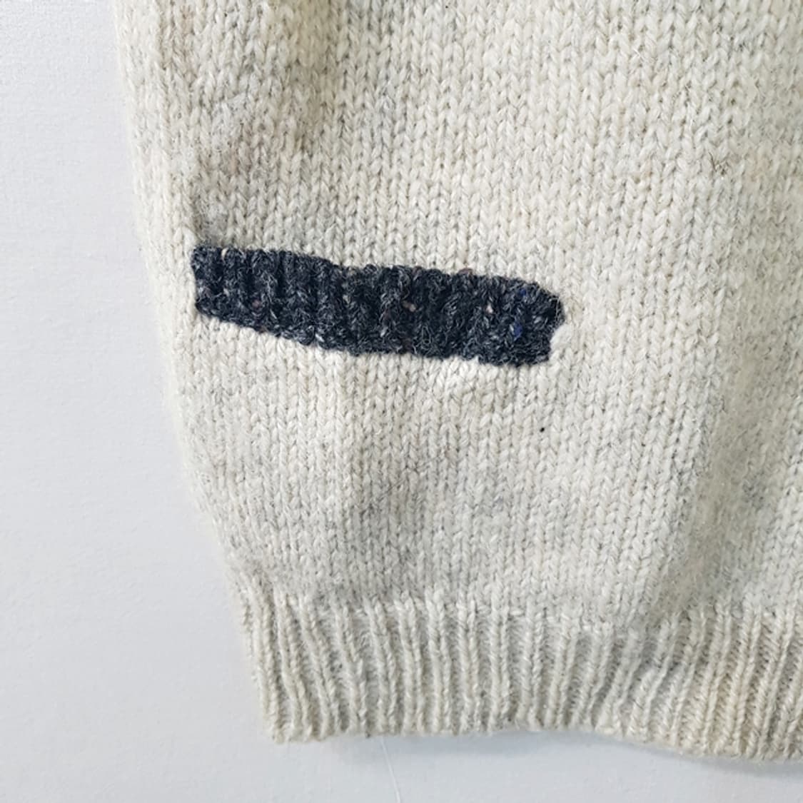 Mademoiselle NON NON 울 100% 니트 조끼 상품이미지2