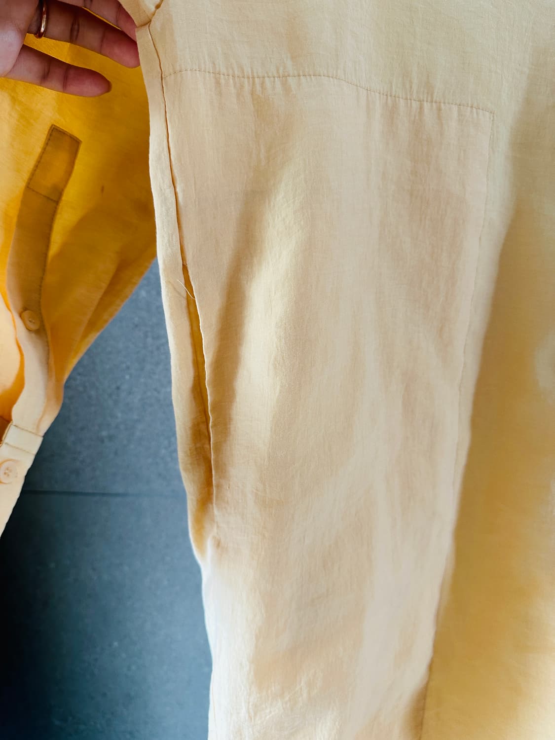 오버사이즈 롱 셔츠 상품이미지5