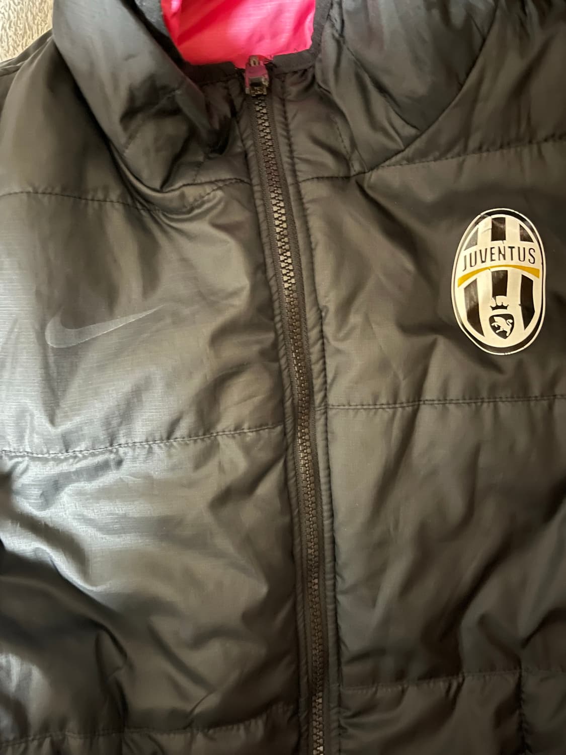 나이키 유벤투스 리버서블 양면 자켓 점퍼 경량패딩 S (90) 상품이미지6