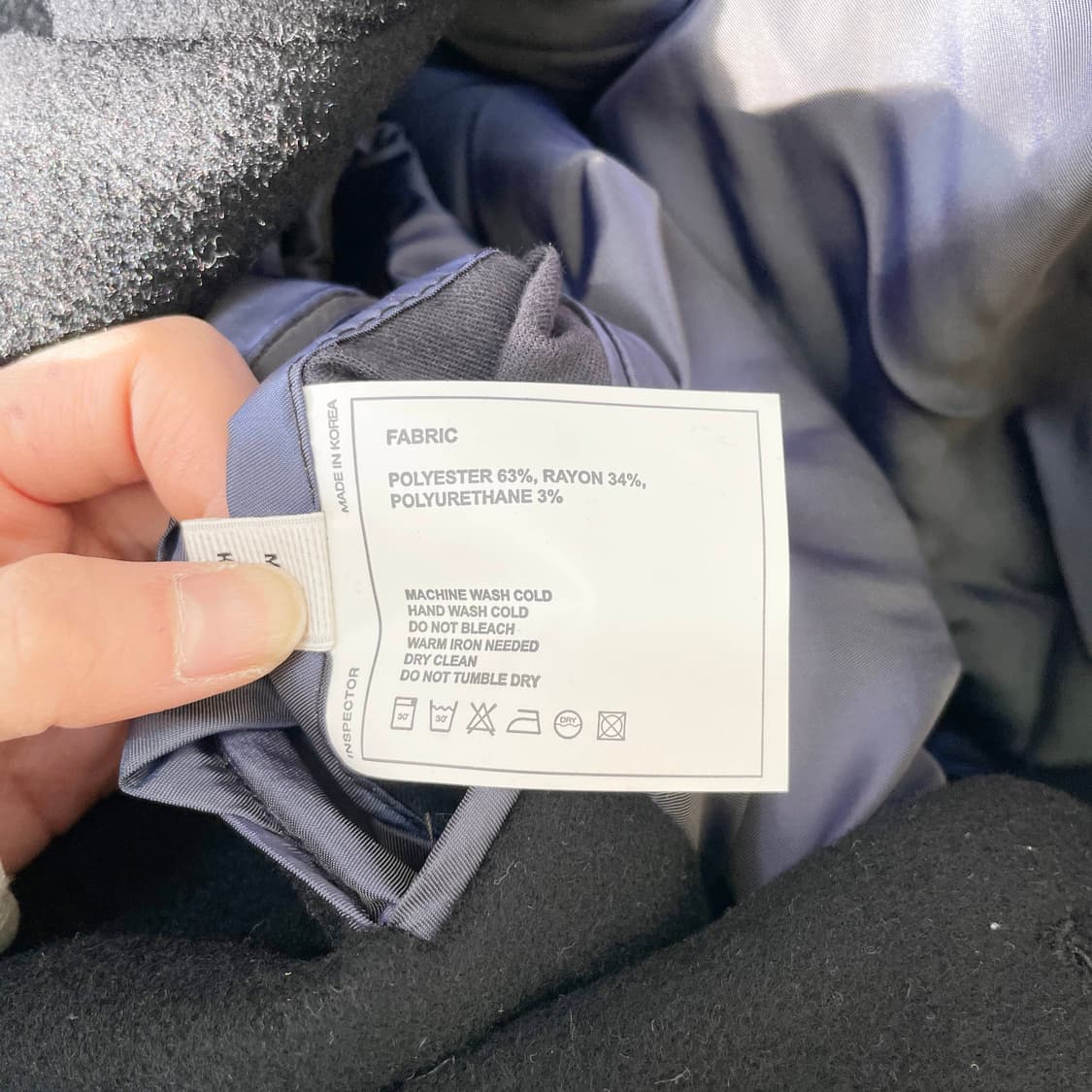 A2 인스펙터 남성 코트 블랙 XL사이즈 상품이미지5