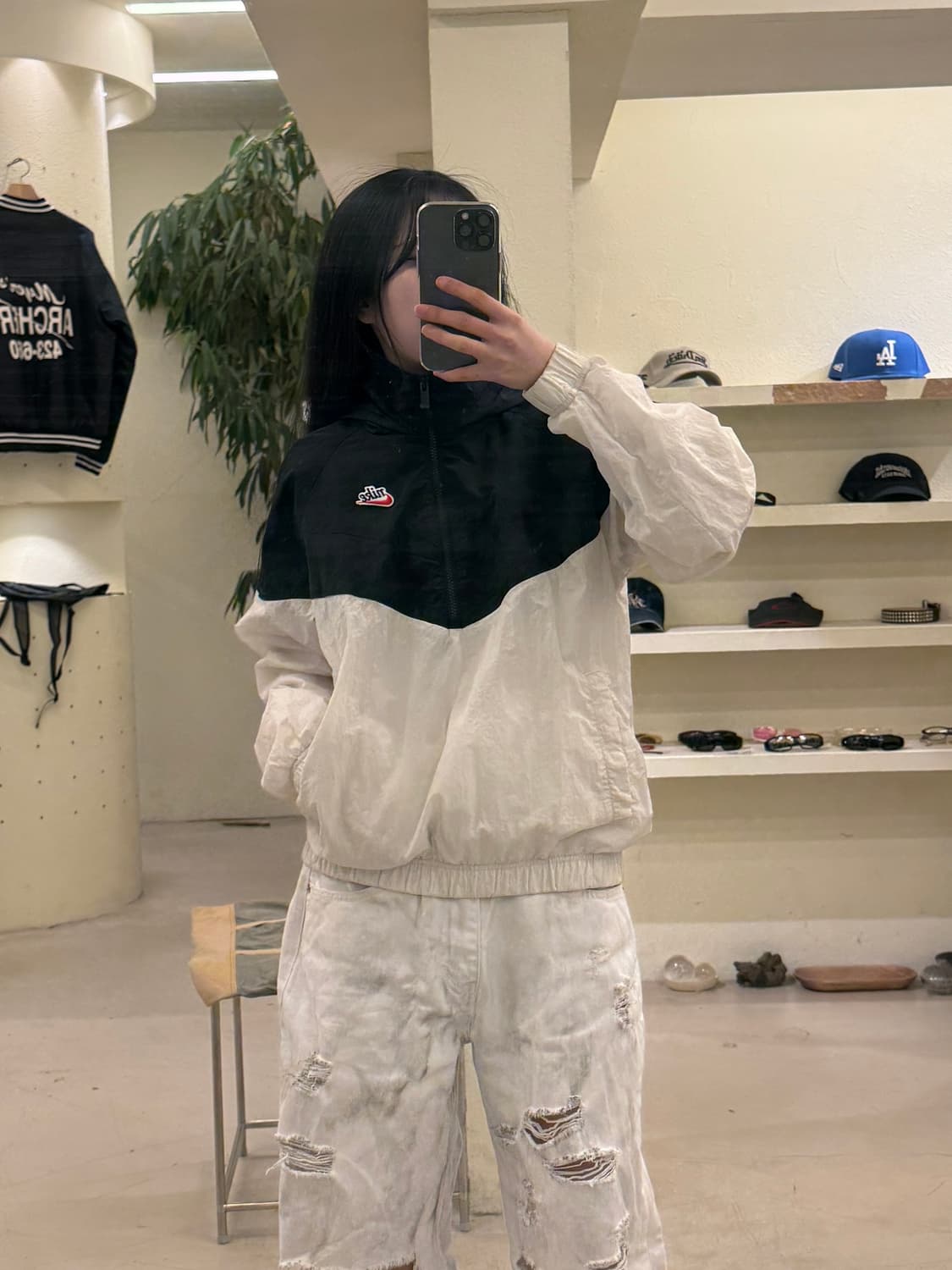 나이키 투톤 나일론 바람막이 U367 상품이미지1