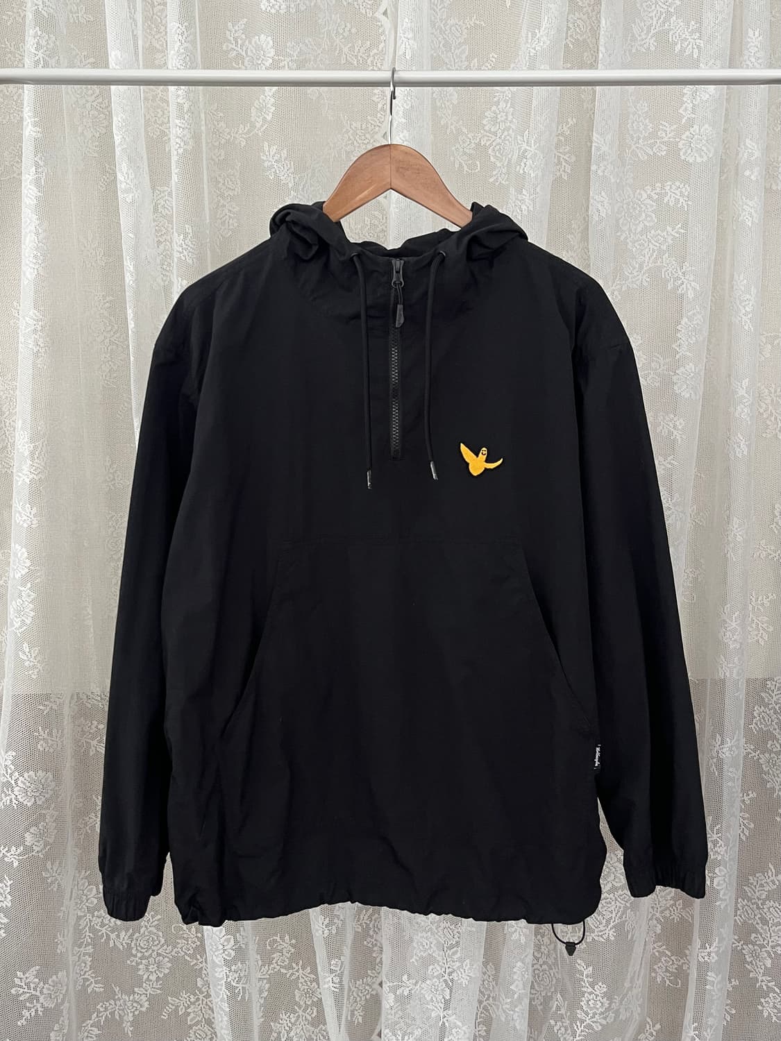 M) 마크곤잘레스 나일론 반집업 아노락 후드 블랙 상품이미지1