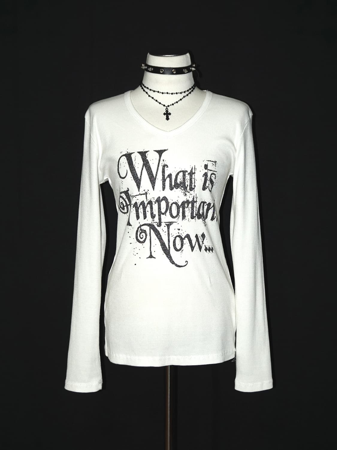 (may champ) y2k grunge font t  상품이미지1
