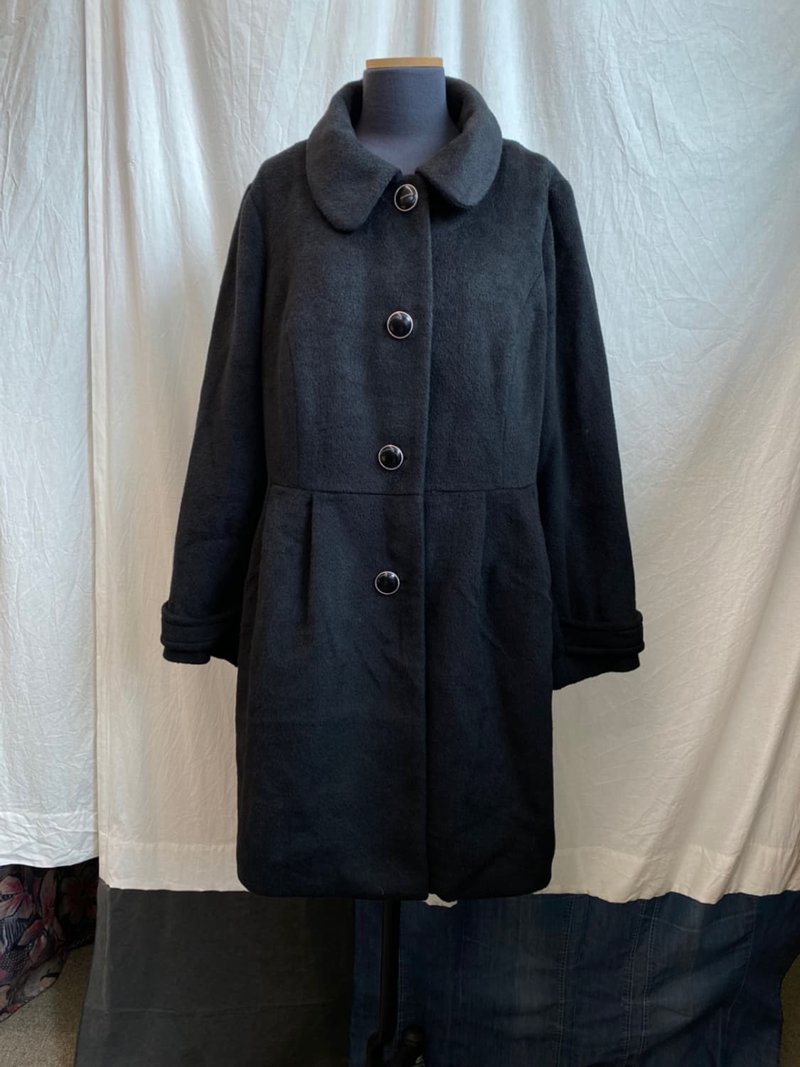 OLIVE DES OLIVE 블랙카라코트(XL) 상품이미지1