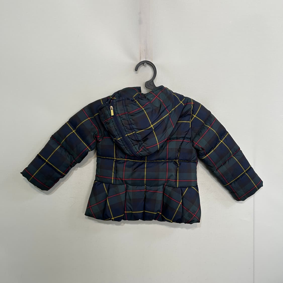 폴로 랄프로렌 키즈 타탄체크 패딩 4T  상품이미지3