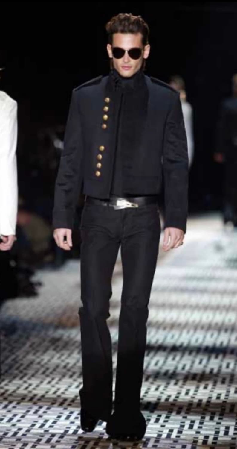Gucci tomford 04aw 울 크롭 자켓 상품이미지4