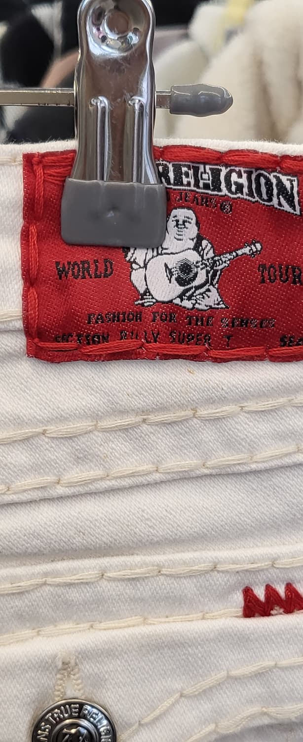 트루렐리전 하얀 데님 팬츠 29 상품이미지2