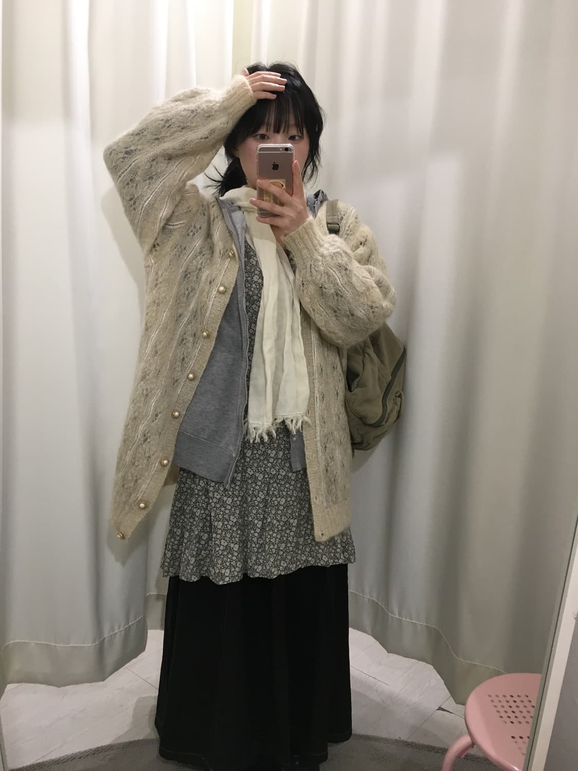 보헤미안 모헤어 가디건 상품이미지4