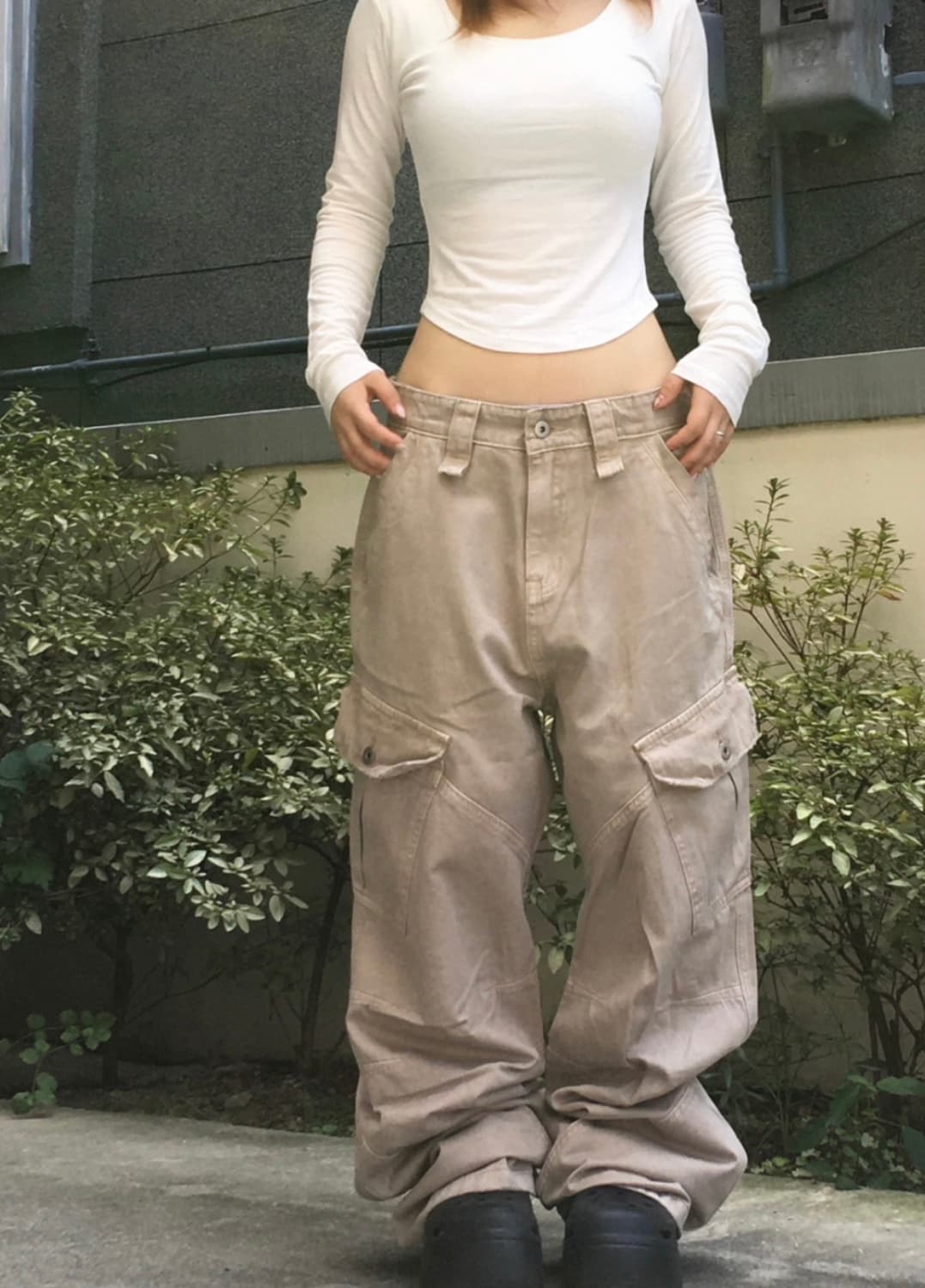 아워캐비넷 deep dying cargo pants 상품이미지2