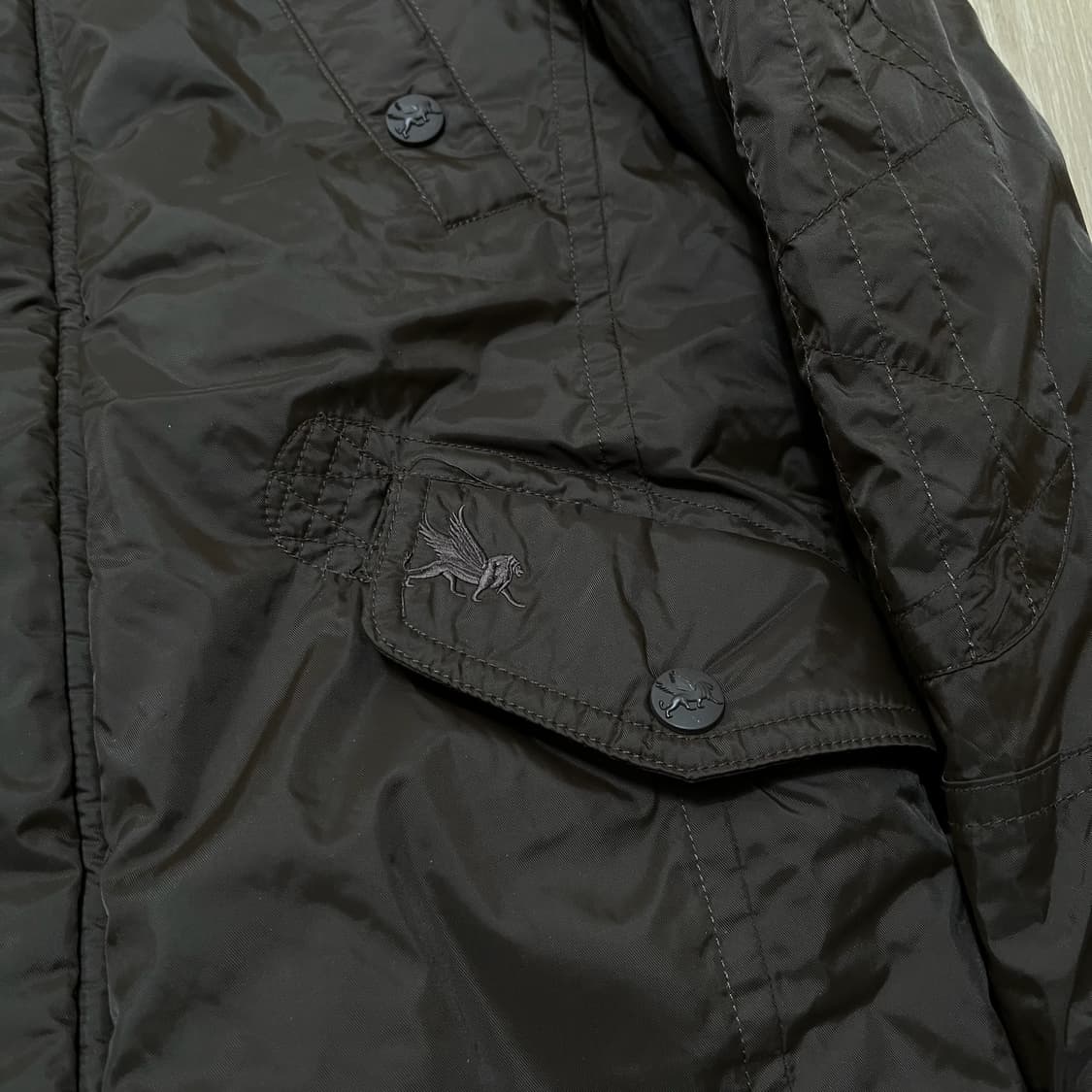 GHENT 옴므 남성 후드 N3B 야상 패딩 파카 M/95  상품이미지4