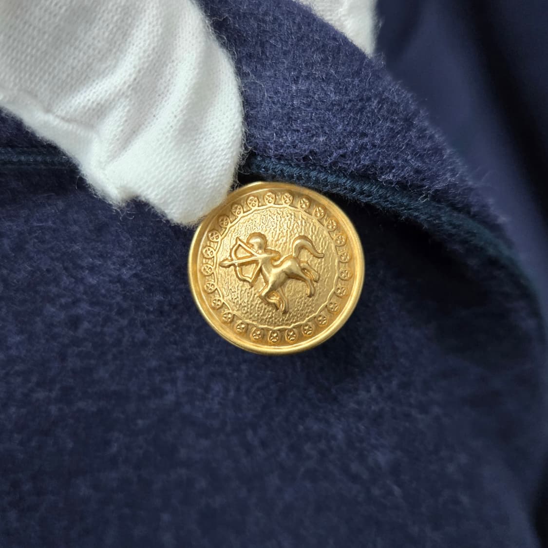 구찌 금장 삼선 스트라이프 울 블레이저 자켓 46 상품이미지3