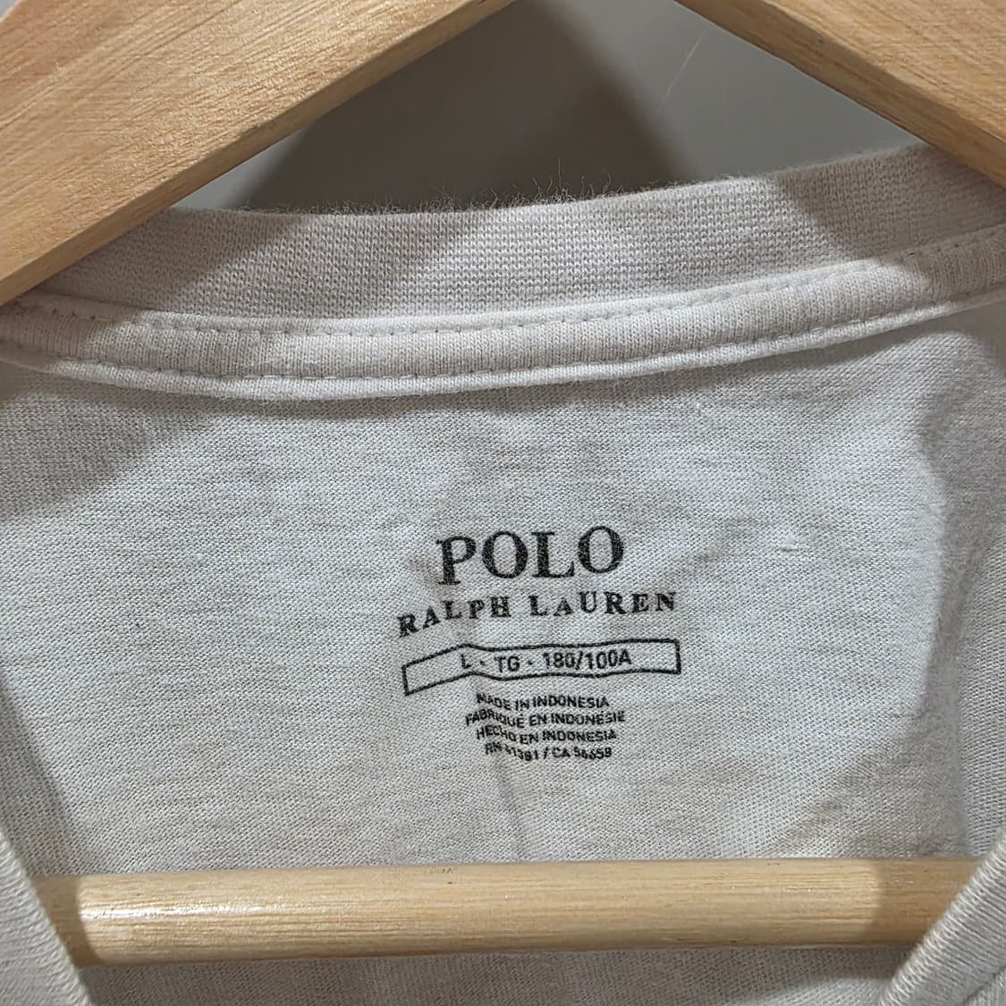 폴로 랄프로렌 클래식 로고 반팔 티셔츠 화이트 상품이미지3