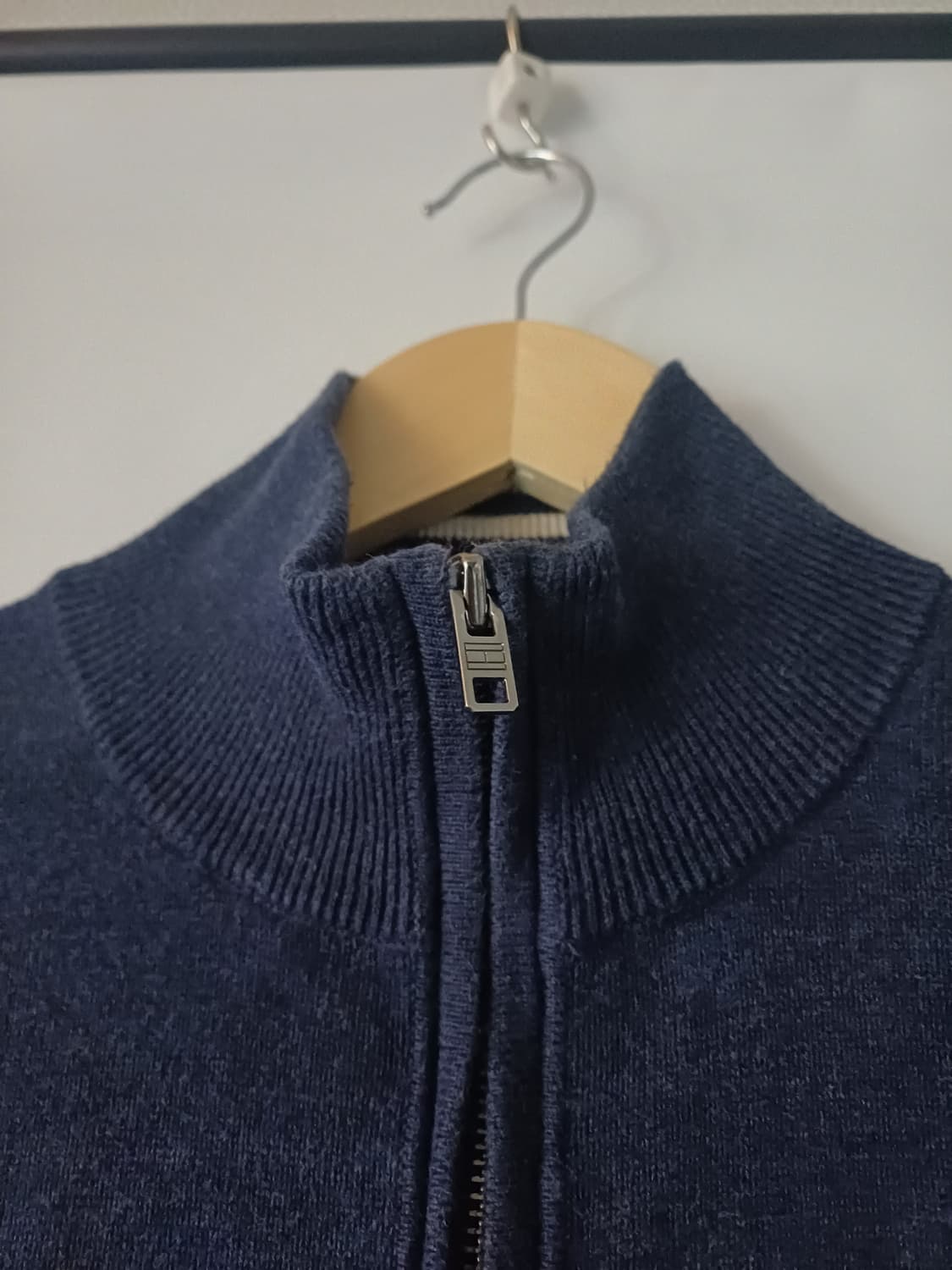 타미힐피거(Tommy Hilfiger) 프리미엄 코튼 풀집업 니트 [M] 상품이미지3