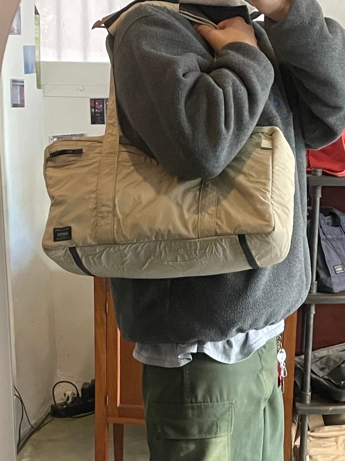 요시다 포터 베이지 토트백 상품이미지1