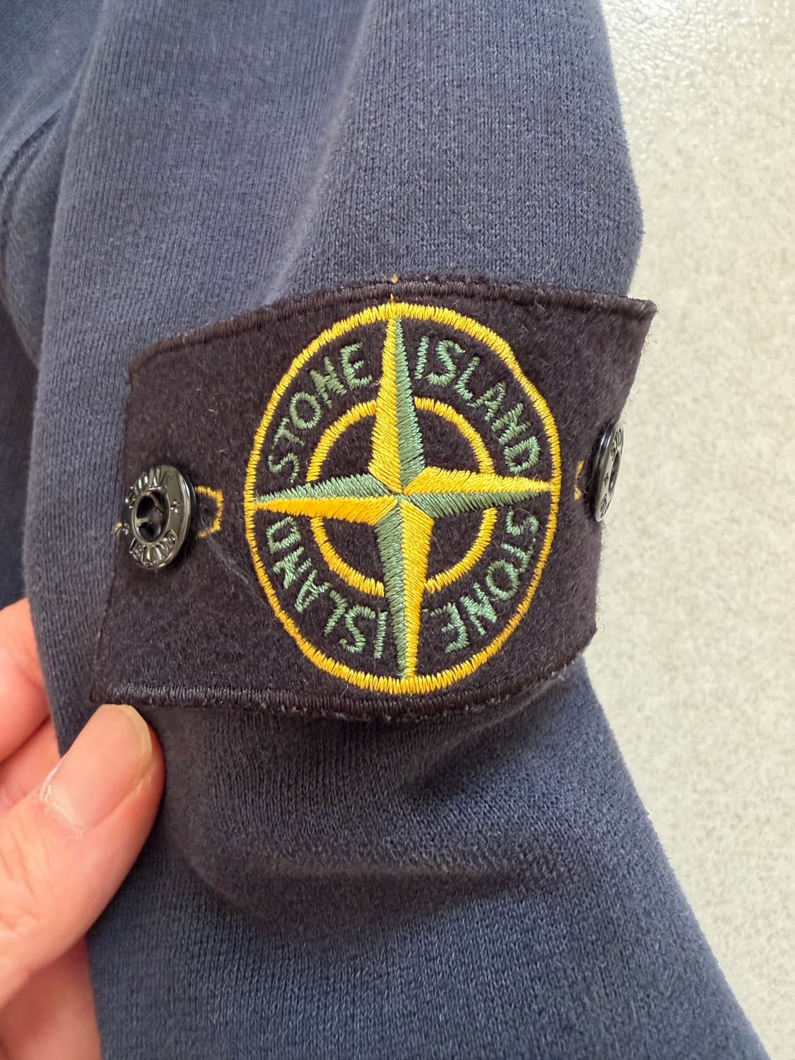 스톤아일랜드 후드집업 M 네이비 상품이미지2