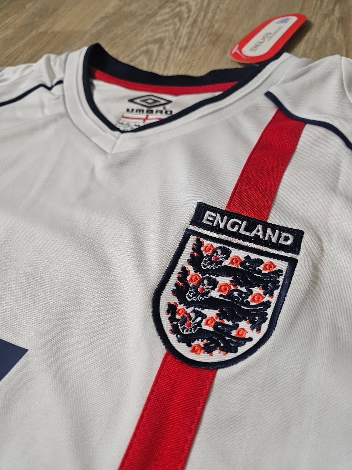 잉글랜드 국가대표 베컴 마킹 올드 유니폼 레트로 유니폼 상품이미지4