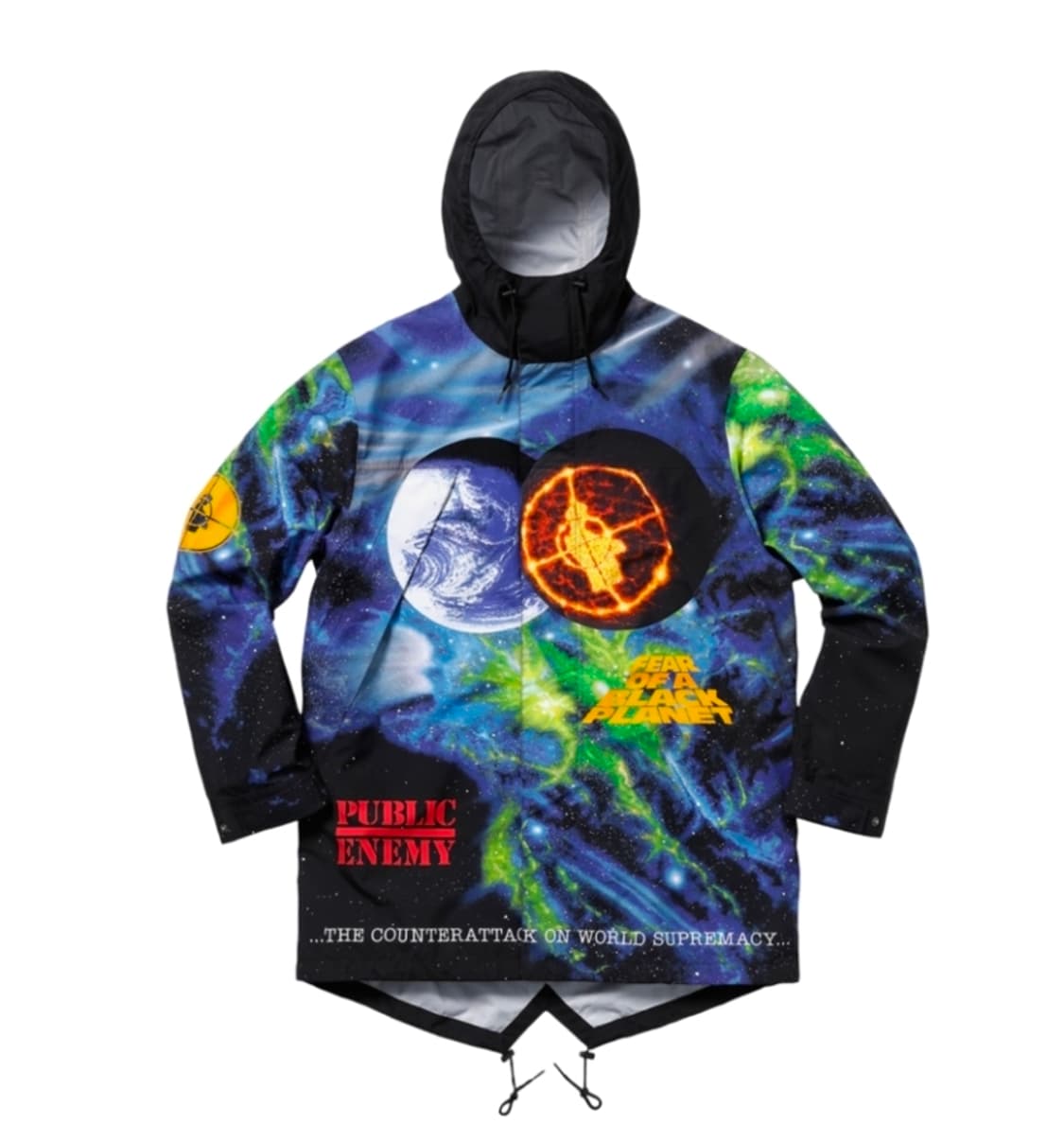 슈프림 x 언더커버 퍼블릭 에너미 테입드 심 파카 상품이미지1