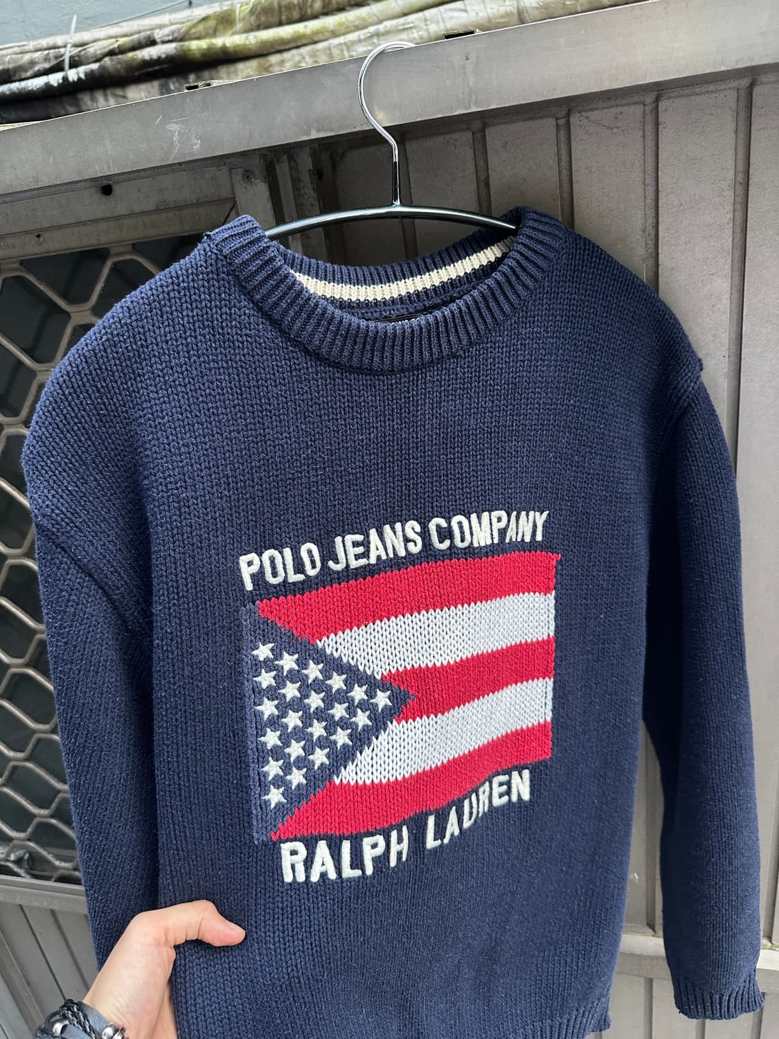 POLO jeans Ralph Lauren flag knit 상품이미지4
