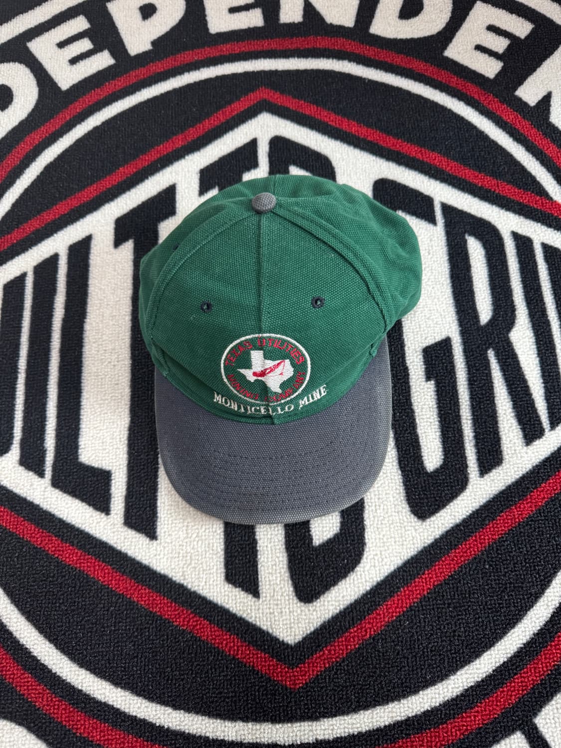 텍사스 유틸리티스 마이닝 몬티셀로 마인 세이프티 레코드 스트랩 백 햇 상품이미지1