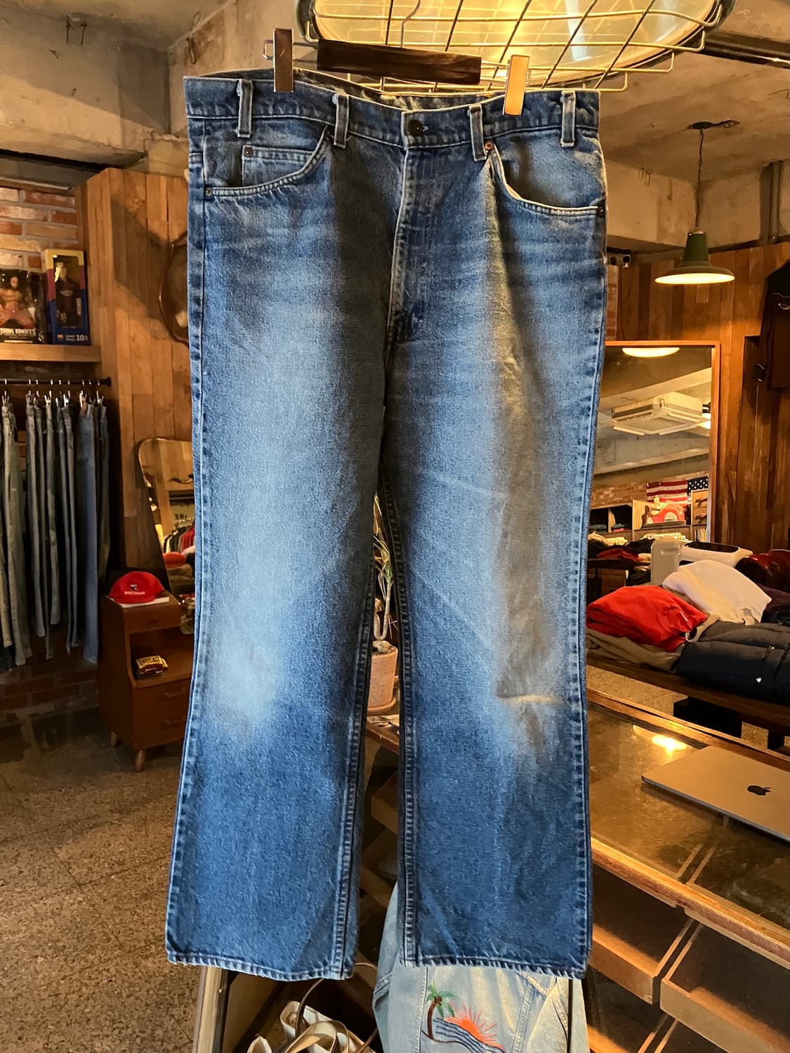 80s USA 빈티지 리바이스 517 부츠컷 데님 팬츠 상품이미지2