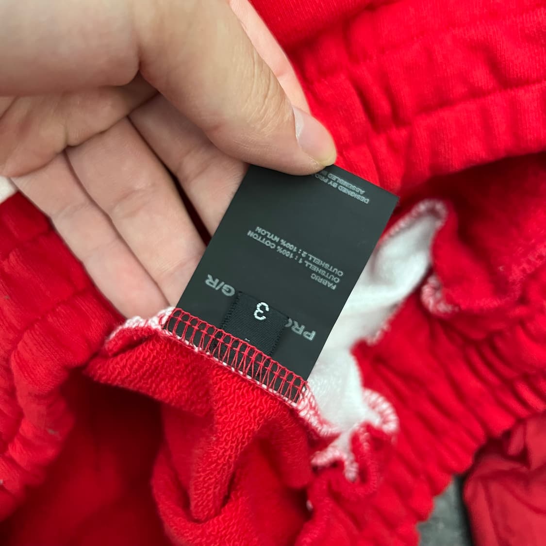 프로젝트 G/R 리컨스트럭티드 하이브리드 트랙 자켓 레드 상품이미지6