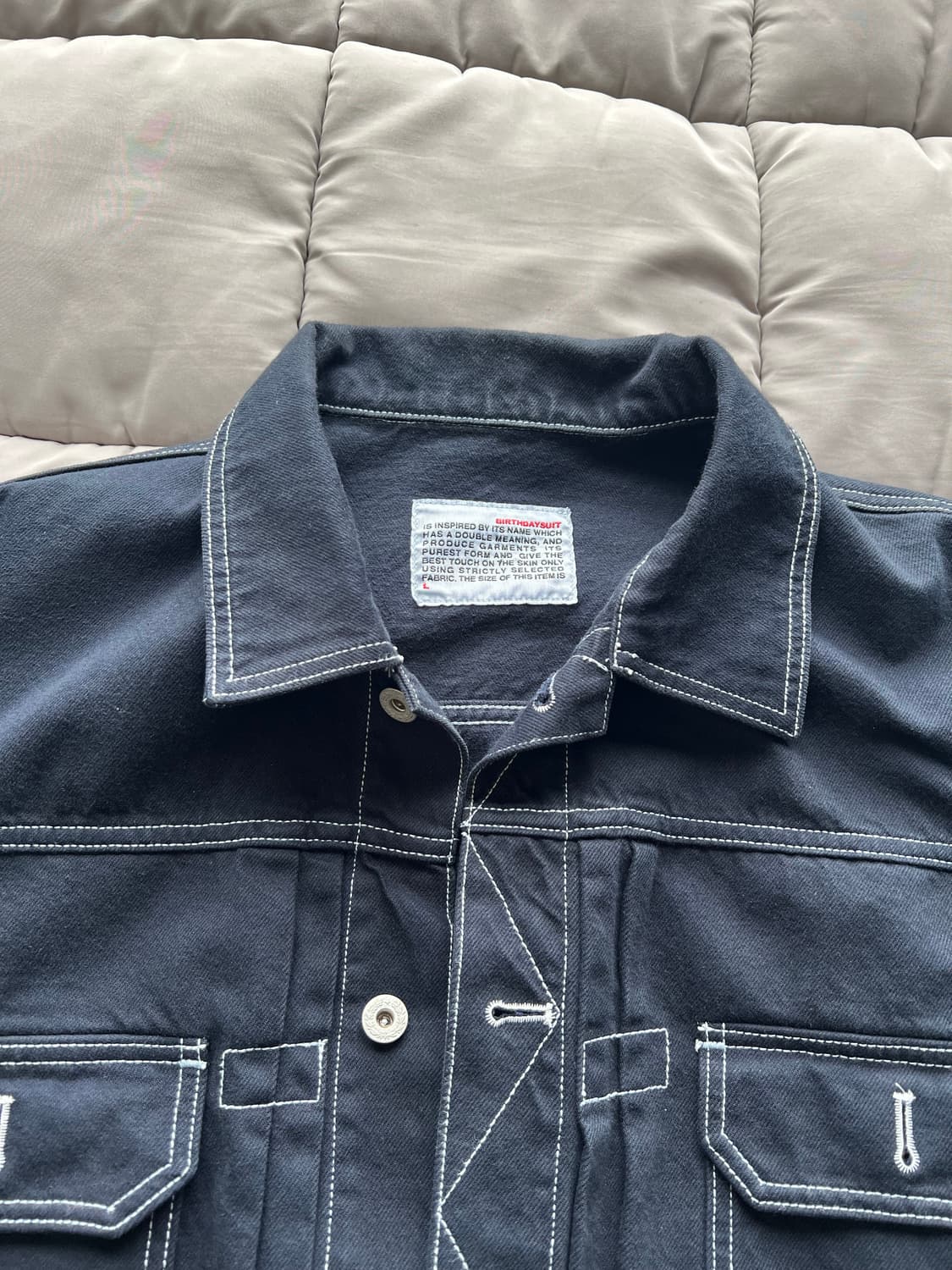 벌스데이수트 미니멀 트러커 자켓 상품이미지4