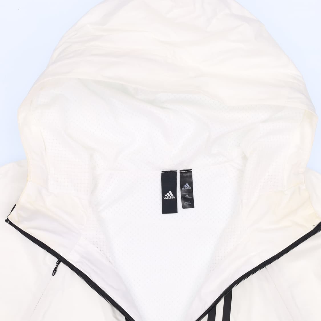 [XL] 아디다스 빈티지 삼선 로고 후드 바람막이 자켓  0115J 상품이미지3