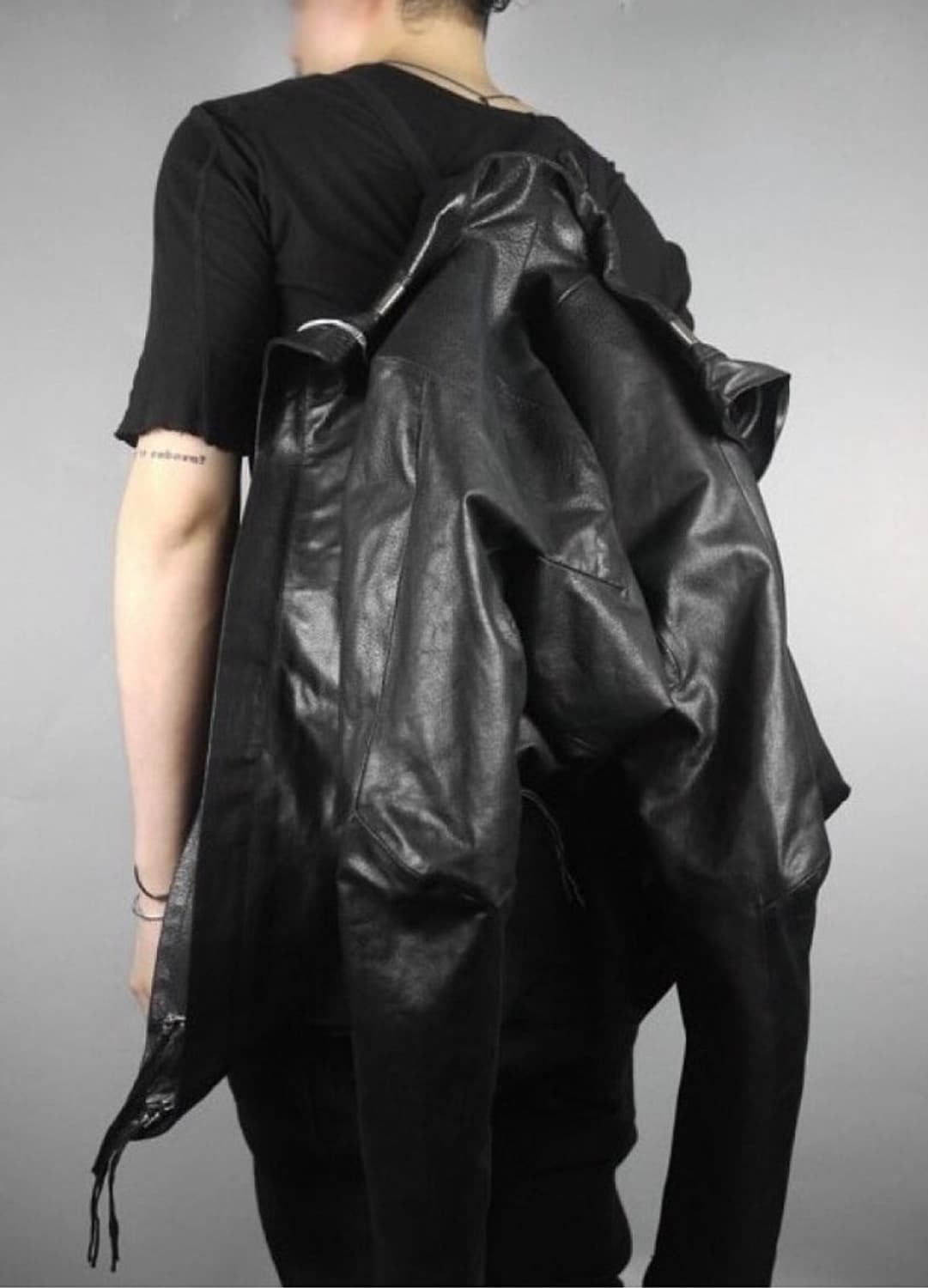 Oiled Body molded separable lining 레더자켓 상품이미지10