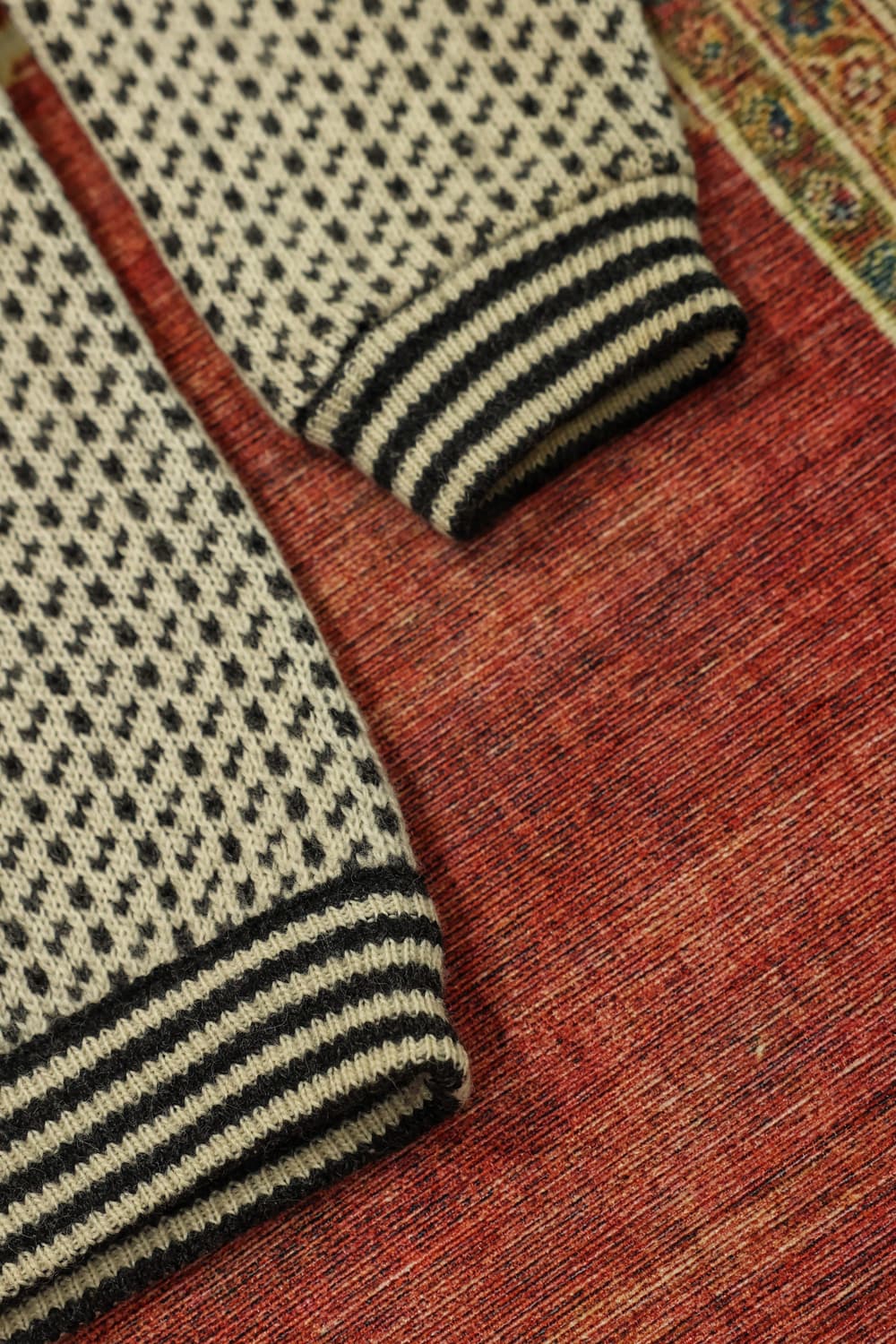 90s 빈티지 엘엘빈 버드아이 스웨터 판매 상품이미지4