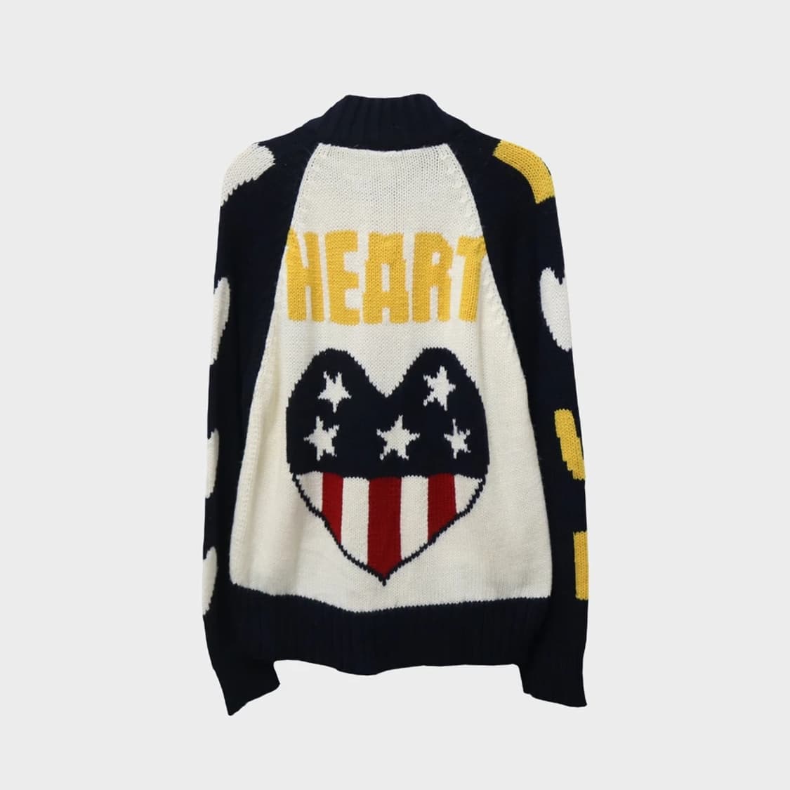 TOROPPO 하트 포인트 니트 집업 62878 상품이미지3