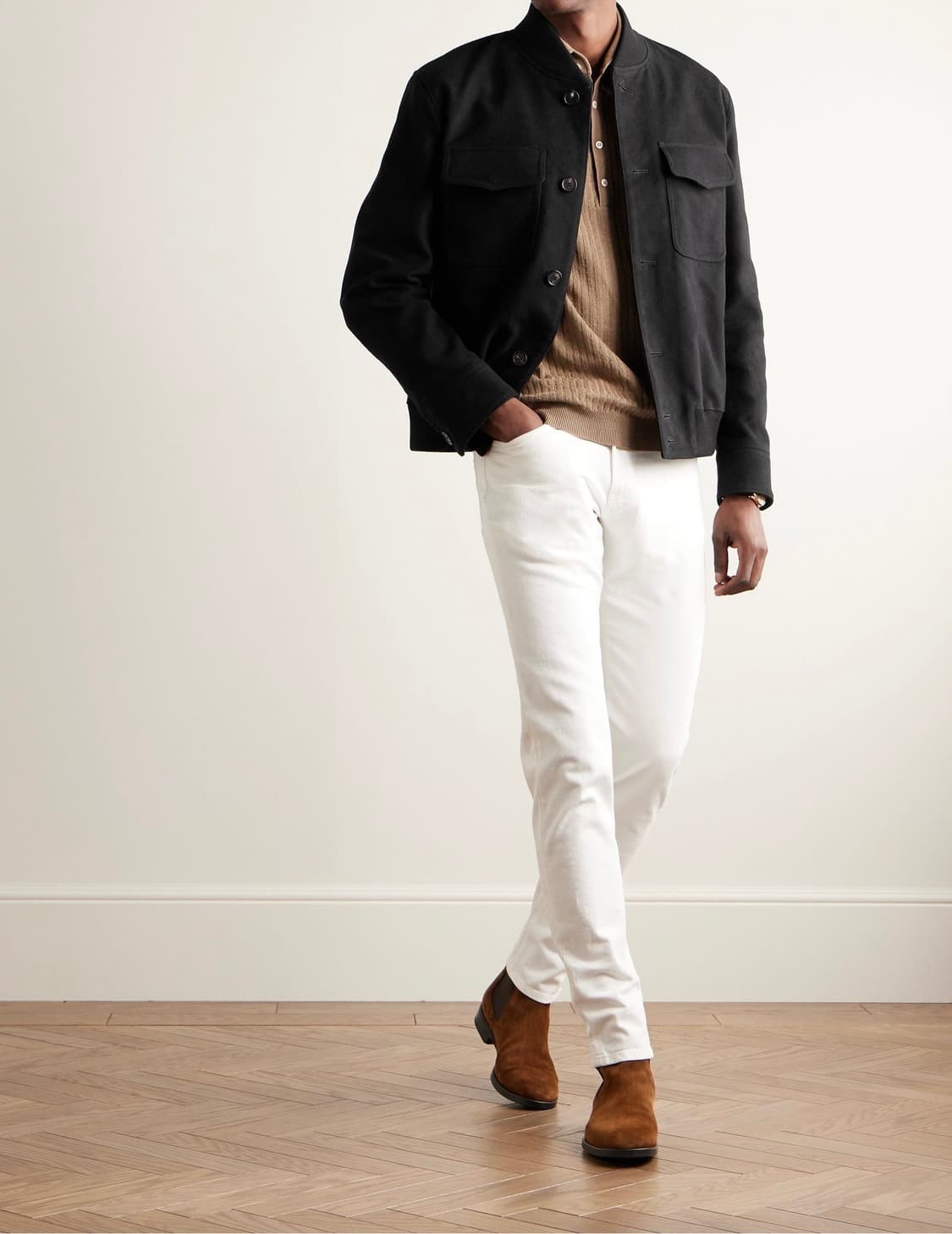 로로피아나 키쿠 봄버 자켓 판매 합니다. 상품이미지1