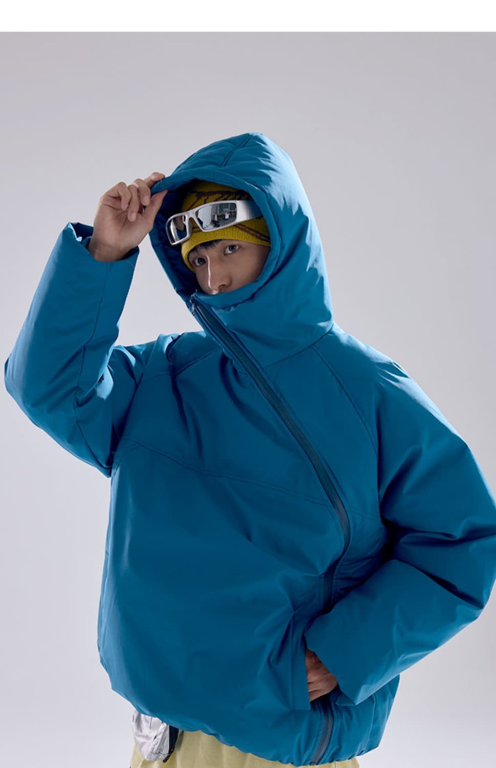 대각 후크 패딩 (3color) 상품이미지1