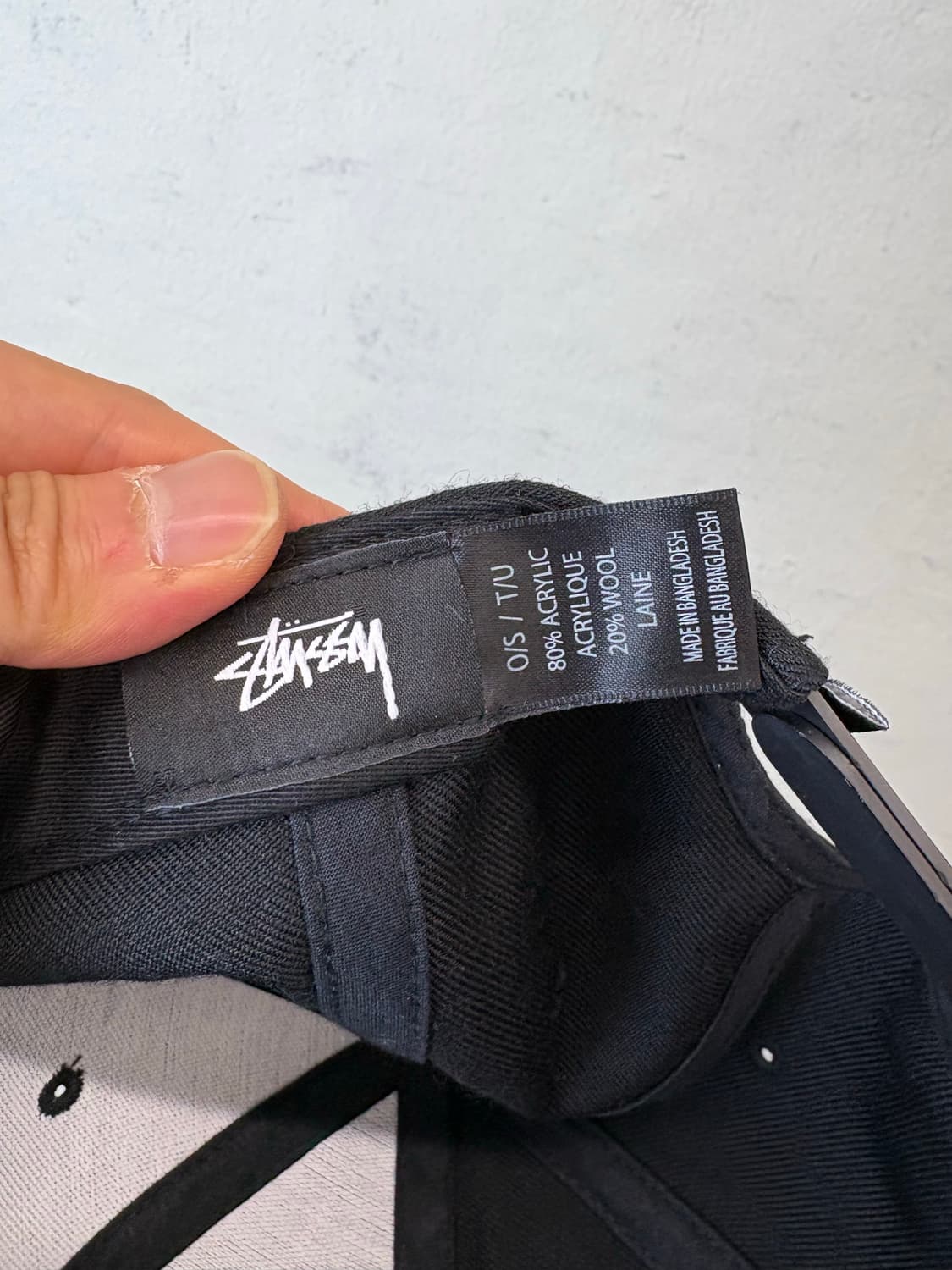 스투시 스펠아웃 블랙 볼캡 상품이미지5