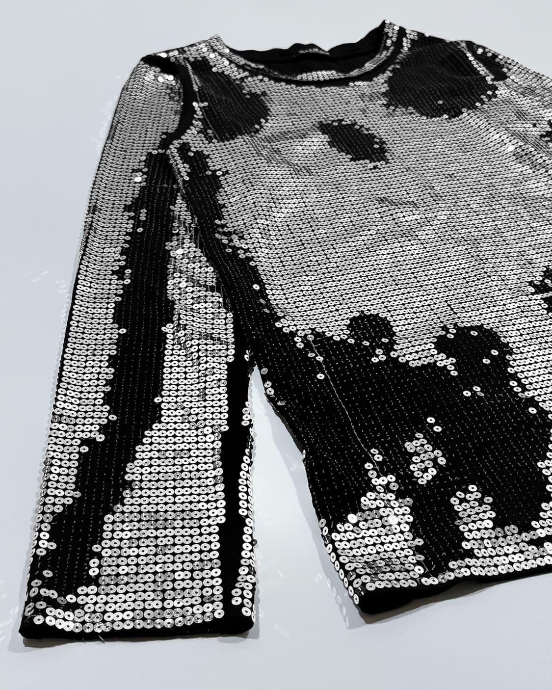 Balmain FW10  Silver Sequin Long Sleeve 상품이미지4