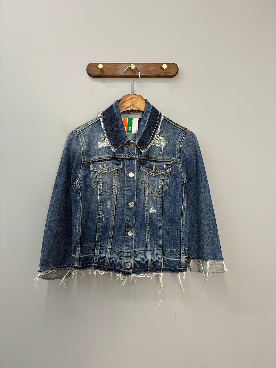 MSGM 디트로이드 디테일 데님 재킷 A2757 상품이미지2