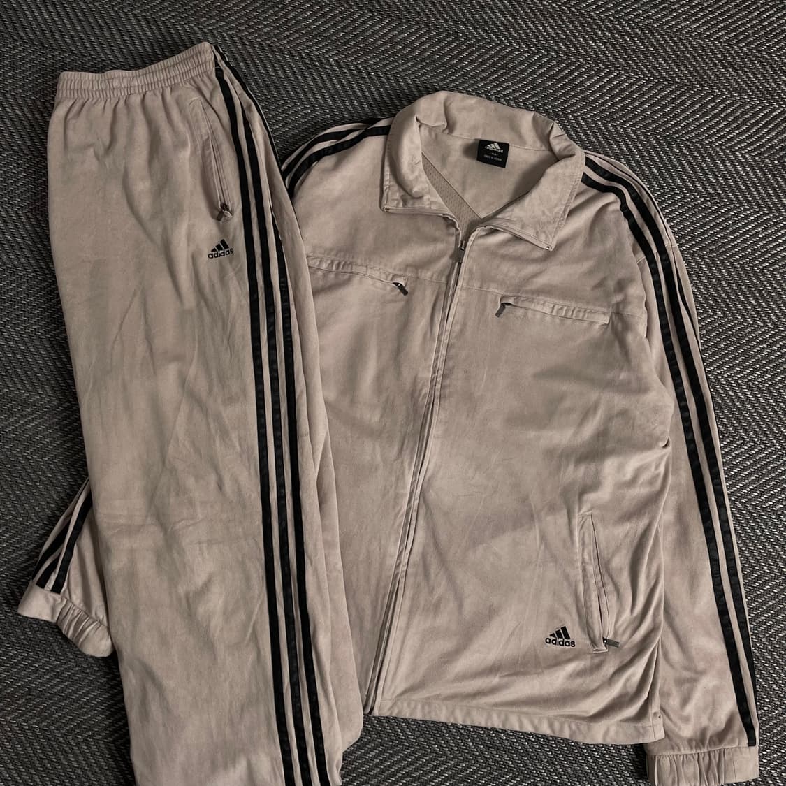 00s 아디다스 올드스쿨 벨벳 트랙탑&트랫팬츠 세트y 3145 상품이미지1