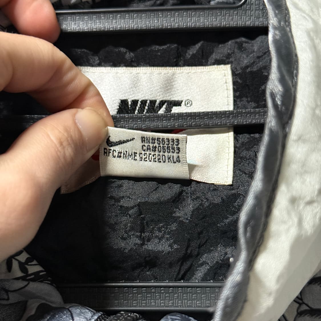 나이키 올드스쿨 플라워 자카드 풀 패턴 윈드브레이커 자켓 상품이미지6