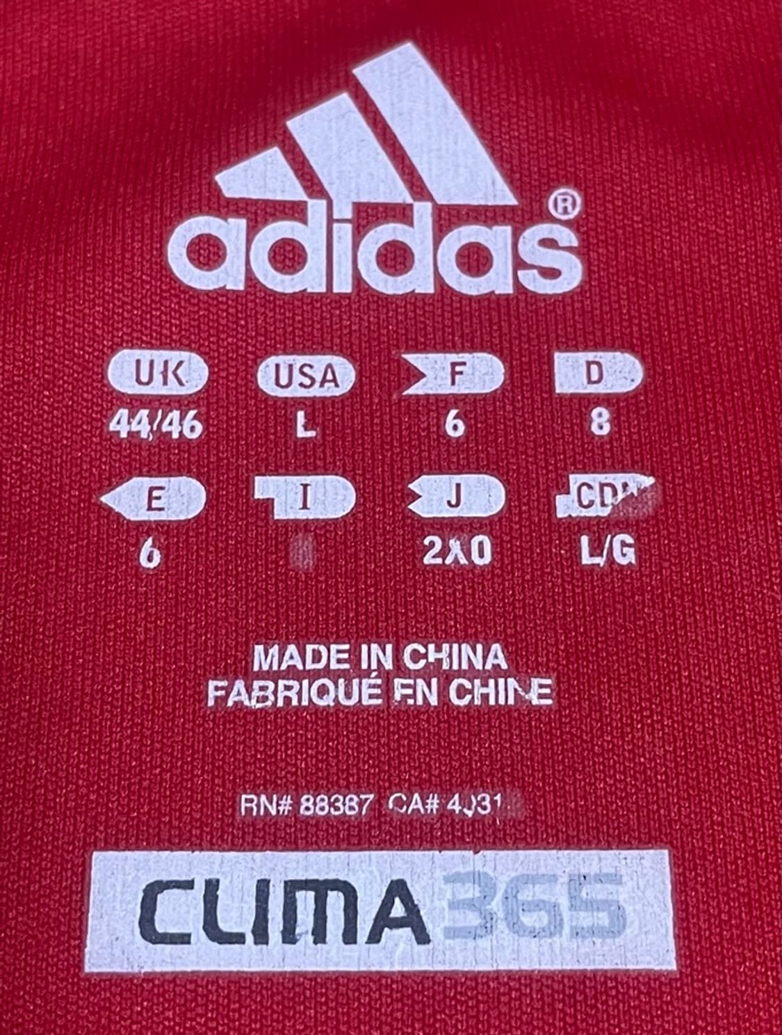 아디다스 리버풀 08/09 트레이닝 셔츠 상품이미지8