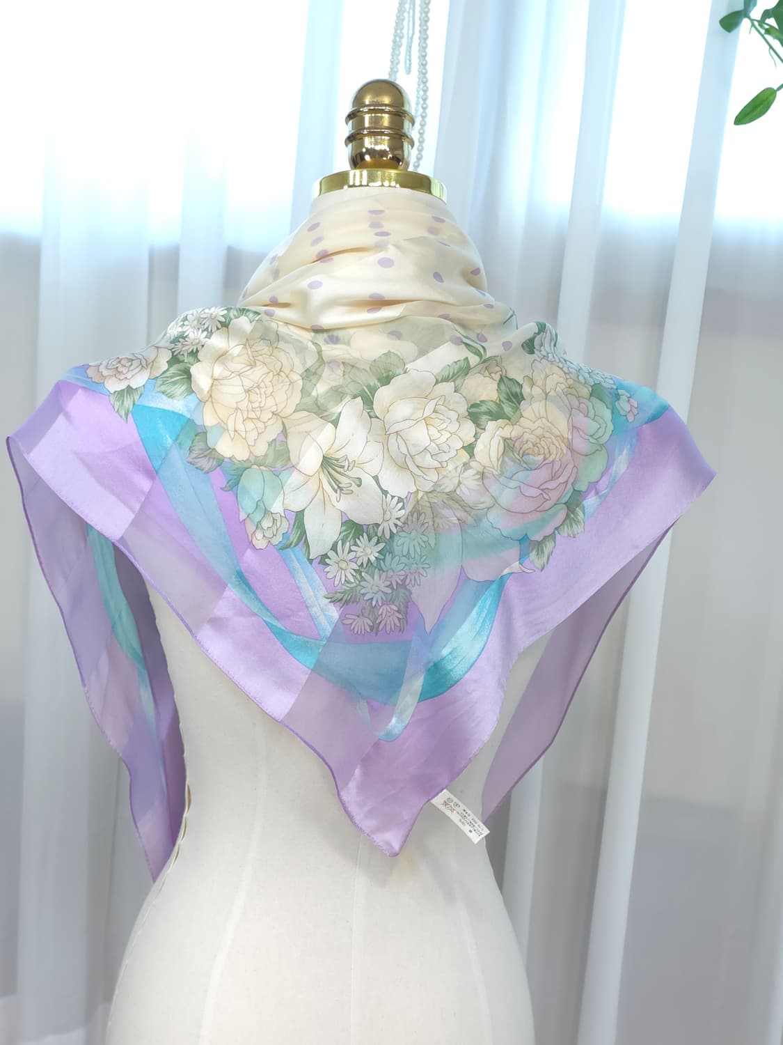 란셀 실크스카프 상품이미지7